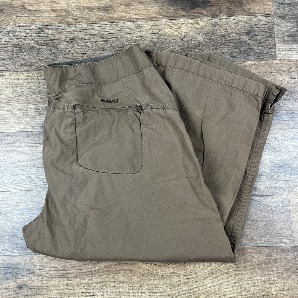 Kavu Capri Brown Size 6 Cotton FLAWS